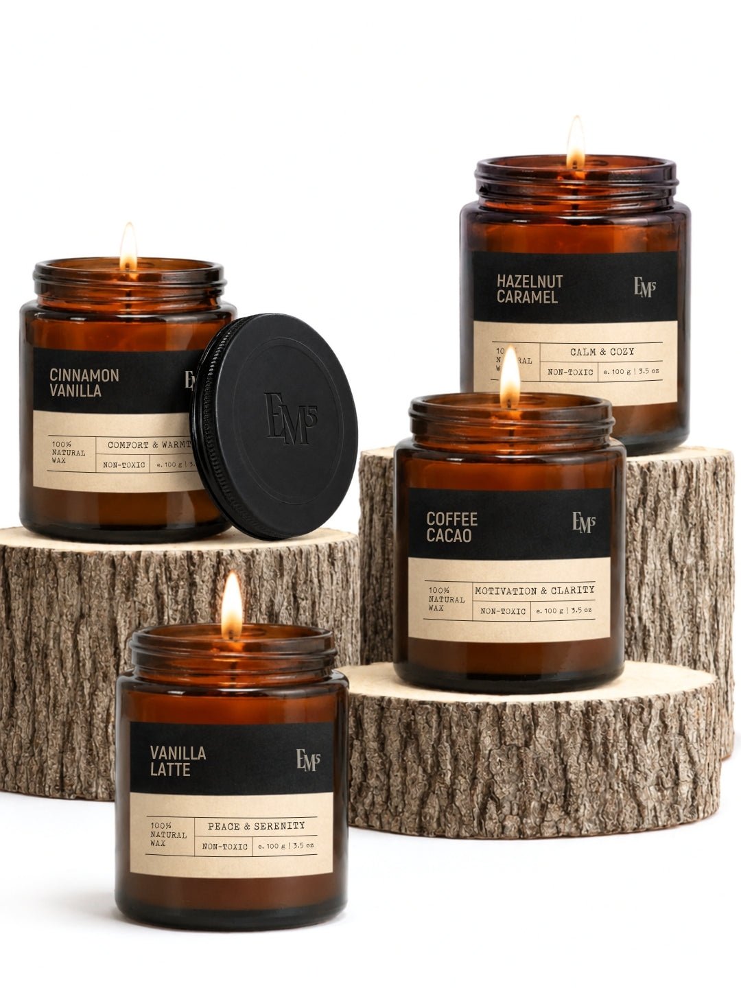 Gourmand Scented Candles Set of 4