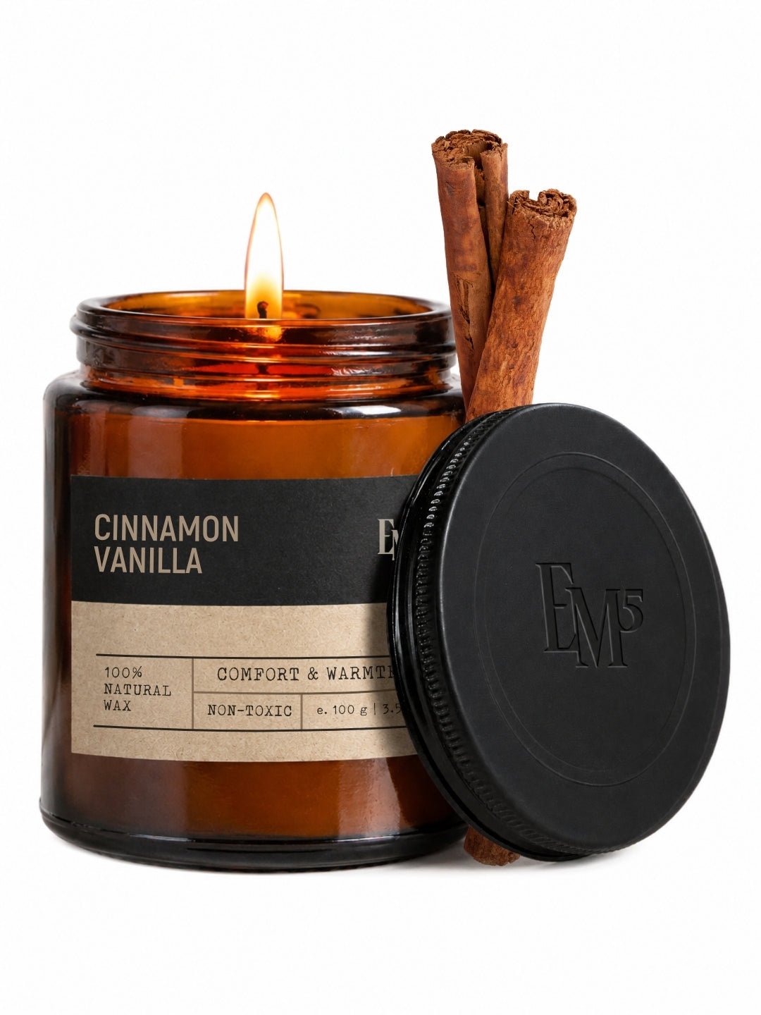 Cinnamon Vanilla | Aromatherapy Scented Candle