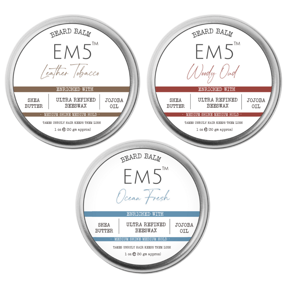 Organic Beard Balm Pack of 3